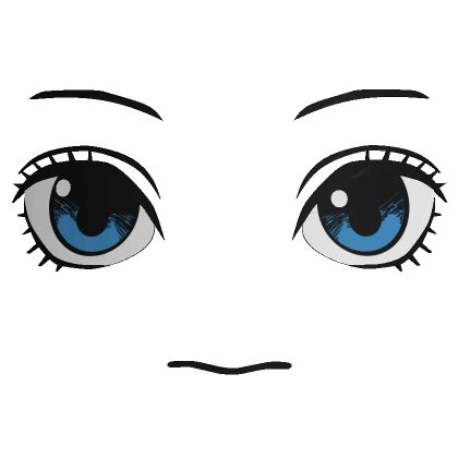 Image result for Anime Roblox Face Transparent Background