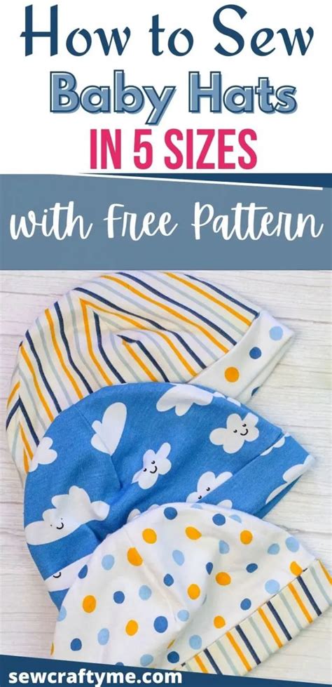 Image result for Free Printable Sewing Patterns Baby Hat