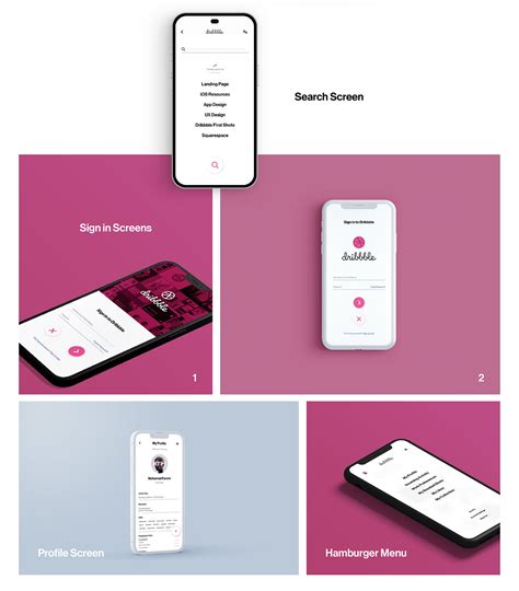 Image result for App Pagination Dribbble Mobile