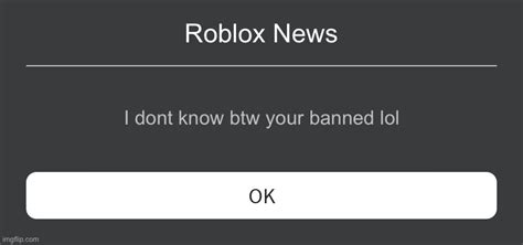 Image result for Roblox Ban Notification Prank