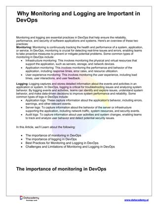 Image result for Monitoring and Logging DevOps