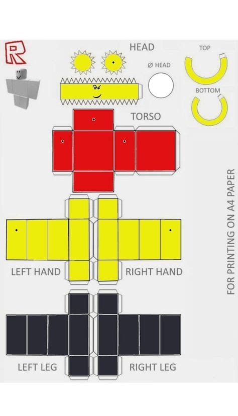 Image result for Paper Roblox Character