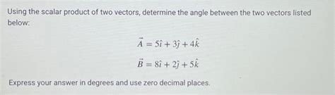 Image result for Scalar Product Between Two Vectors