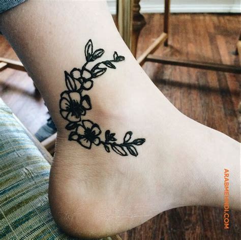 Image result for Ankle Henna Designs