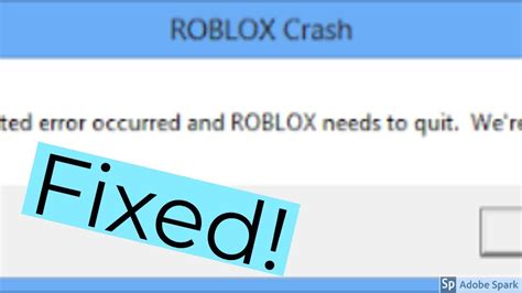 Image result for What to Do If Roblox Crashes