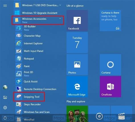 Image result for Where Is Snipping Tool in Windows 10
