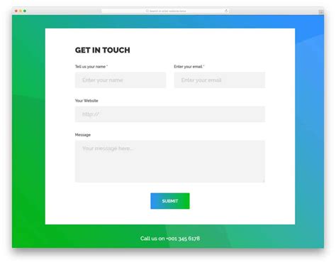 Image result for Contact Form HTML/CSS