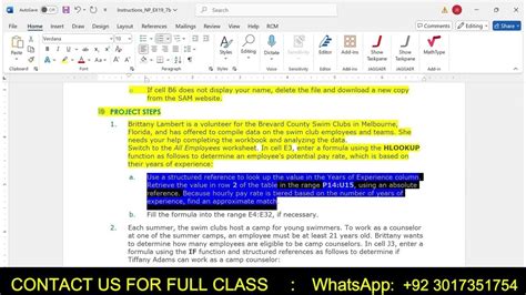 Excel Module 7 Sam Project B に対する画像結果