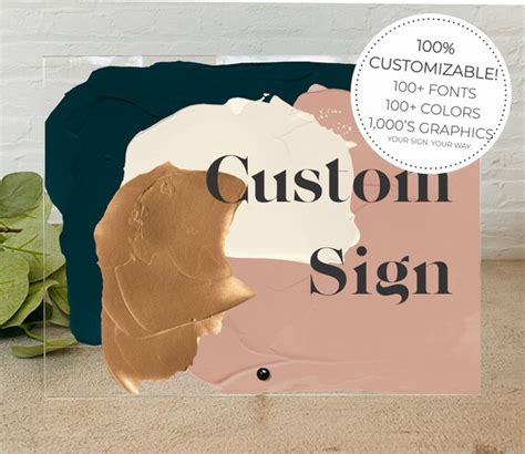 Image result for Acrylic Table Logo Sign