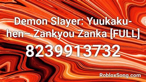 Image result for Demon Slayer Roblox Image ID Codes