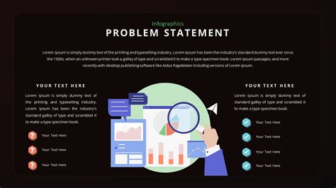 Toradh íomhá ar Problem Statement PowerPoint BG Layout