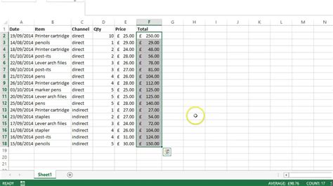 Toradh íomhá ar Data Analysis Tool Excel