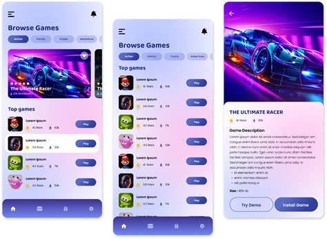 Image result for UI App Design Game