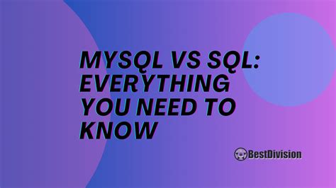 Afbeeldingsresultaten voor SQL vs MySQL Syntax