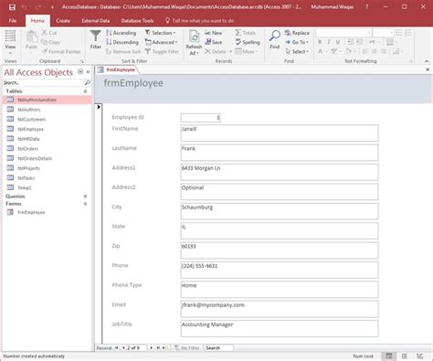 Image result for Form in Access Office