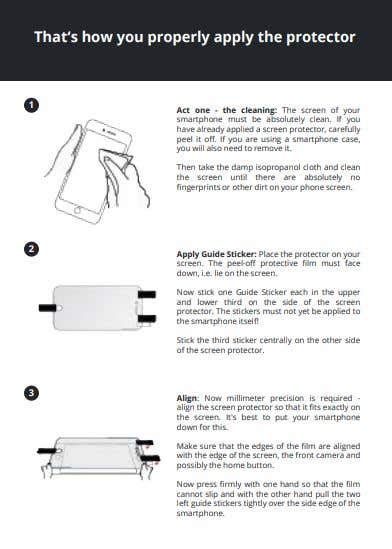 Picker Screen Protector Installation に対する画像結果