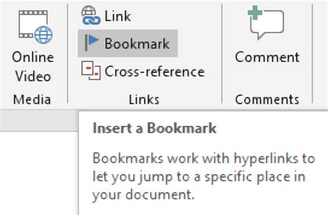 How to Add Bookmarks in Word에 대한 이미지 결과