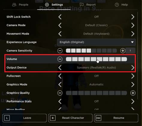 Toradh íomhá ar How to Go into Roblox Audio Settings