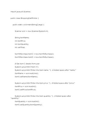 Image result for Getter/Setter Shopping Cart Java