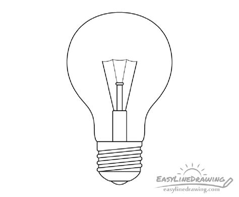 Image result for Light Bulb Drawing Easy