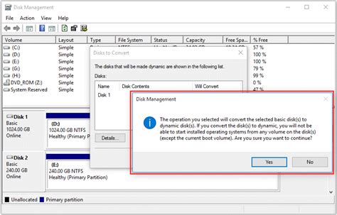 Image result for The Operation You Selected Will Convert Basic Disk to Dynamic Disk