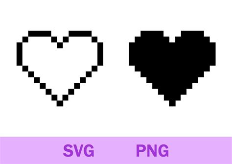 Image result for 8-Bit Heart Graphic PNG