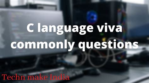 Image result for C-language Viva Questions