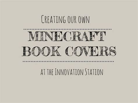 Minecraft Book Cover に対する画像結果