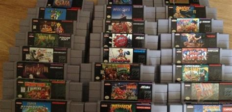 Image result for Stack of Super Nintendo Games