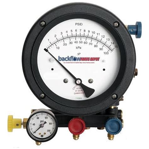 Image result for Pressure Gauges for Testing Backflow Valves