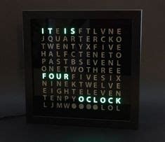 Toradh íomhá ar Arduino Wuertklok