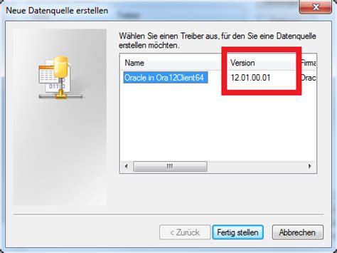 Toradh íomhá ar Oracle Client Version