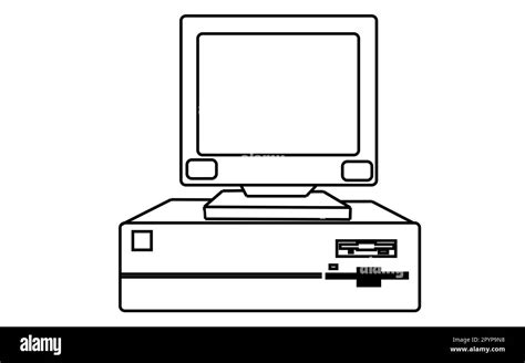 Toradh íomhá ar Computer Monitor with Built in System Unit