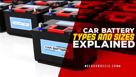 Image result for battery type chart