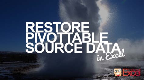 Image result for PivotTable Data Source