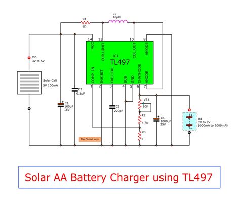 Image result for Solar Power Battery Charger Circuit