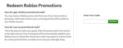 Toradh íomhá ar Roblox Promo Codes Redeem