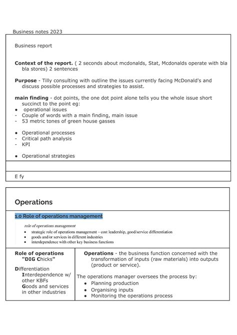 Image result for 3rd Year Business Notes