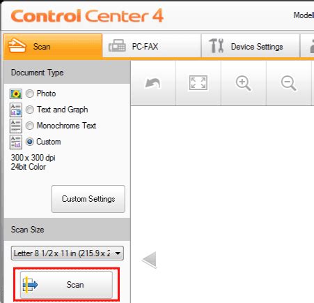 ControlCenter4 How to Scan Small に対する画像結果