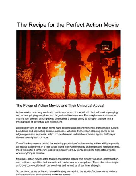 Image result for How to Make a Action Movie