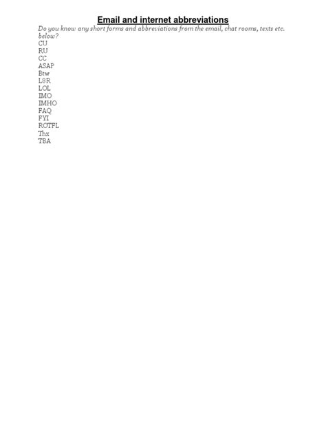 Image result for Internet Terms Email