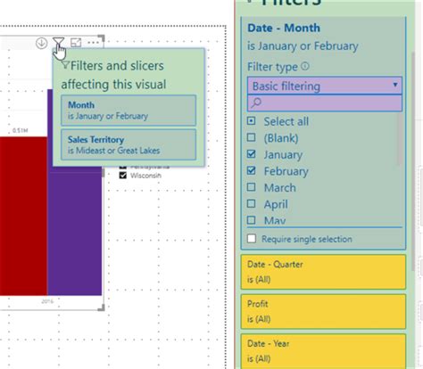 Image result for Power BI Icon When the Filter Selection Is Made