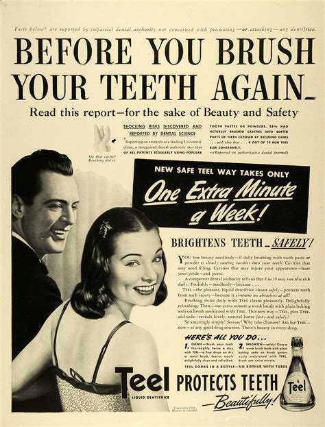 Afbeeldingsresultaten voor Toothpaste Old Advertisement