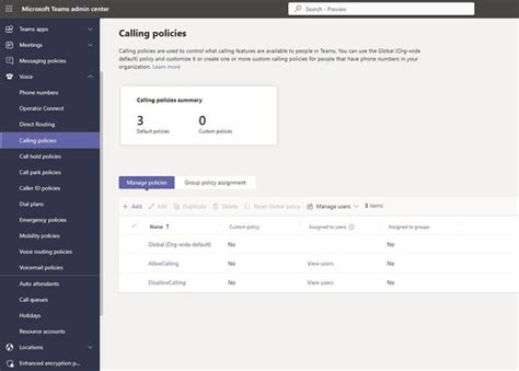 Toradh íomhá ar Microsoft Teams Admin Center