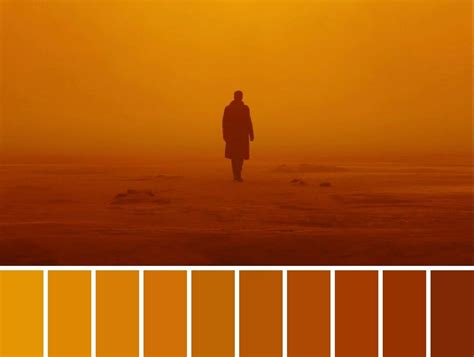 Toradh íomhá ar Blade Runner 2049 Color Palette