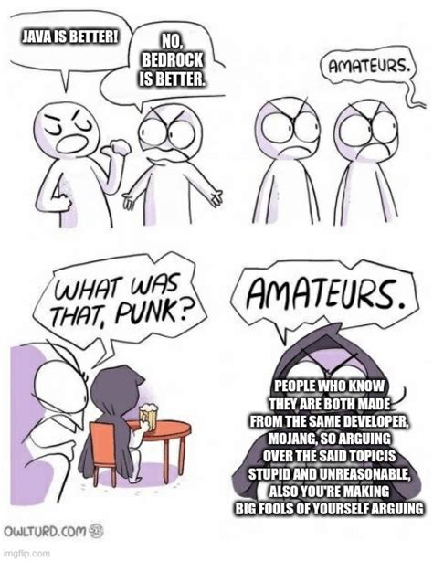 Image result for Java vs Windows 10 Minecraft Meme