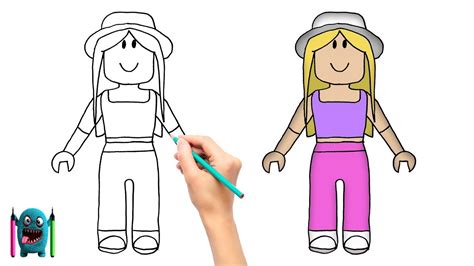 Image result for How to Draw a Roblox Character Girl