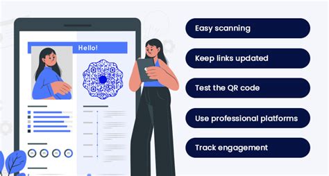 Image result for Sample Profile Page with QR Code