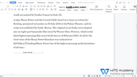 Afbeeldingsresultaten voor How to Delete Page in WPS Word