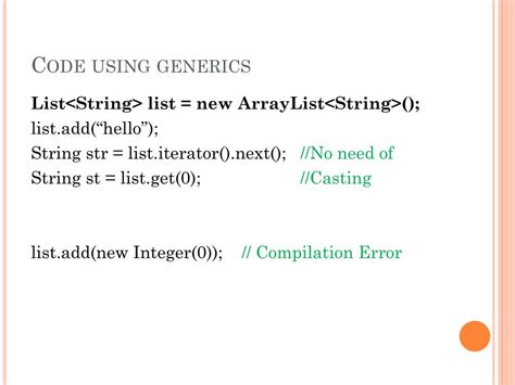 Image result for Java Generics PPT